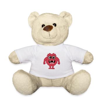 Petit monstre cute - Nounours - blanc - Devant