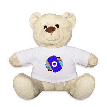 Colour top - Teddy Bear - white - Front