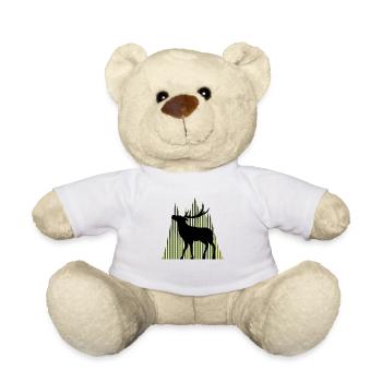 Hirsch - Teddy - Weiß - Vorne