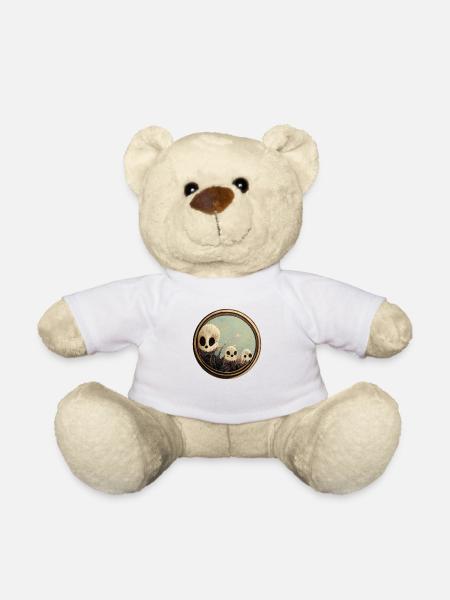 Skulls - Teddy - Weiß