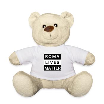 Roma Lives Matter - Teddy - Weiß - Vorne