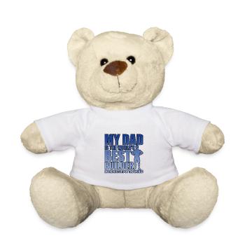 Mon père est le meilleur constructeur du monde 3 - Nounours - blanc - Devant
