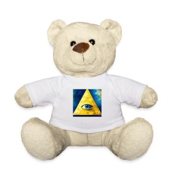 All Seeing Eye - Teddy Bear - white - Front