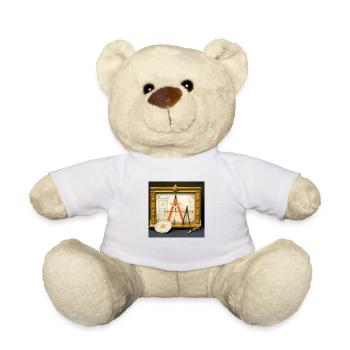 Freemason Architect - Teddy Bear - white - Front