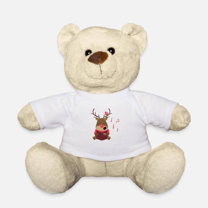 Rudolph Weihnachtslieder - Teddy - Weiß