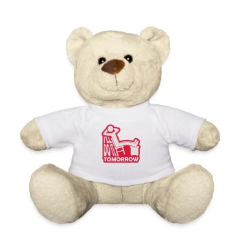 do it tomorrow quote - Teddy Bear - white - Front