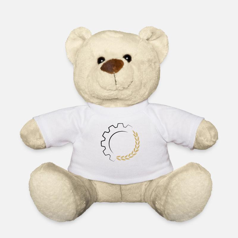 Logo contractors - Teddy Bear - white