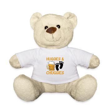 Huggies and Chuggies 12 - Teddy Bear - white - Front