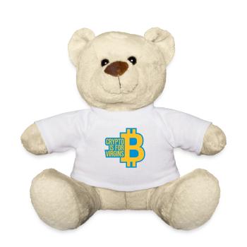 Crypto est pour les vierges - Nounours - blanc - Devant
