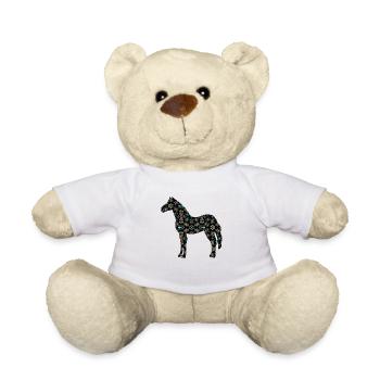 Pferd - Teddy - Weiß - Vorne