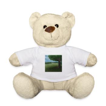 Peinture paysage - Nounours - blanc - Devant