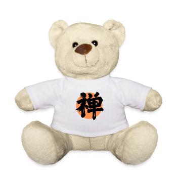 Zen Kanji Orange - Nounours - blanc - Devant