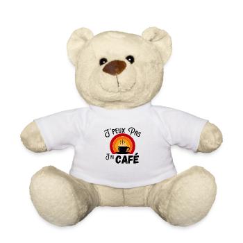 J'peux pas j'ai café - Nounours - blanc - Devant