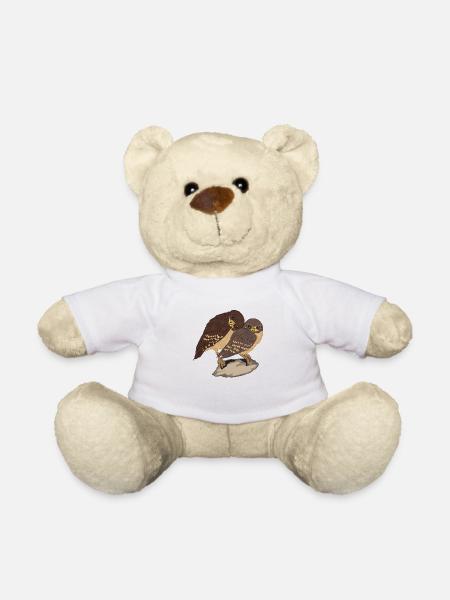 Eule - Teddy - Weiß