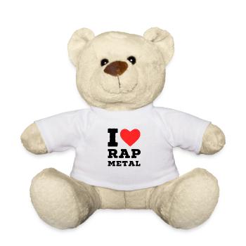 I love rap metal - Teddy Bear - white - Front