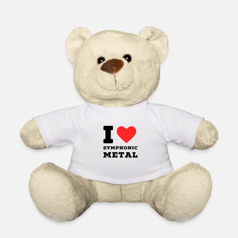 I love symphonic metal - Teddy Bear - white