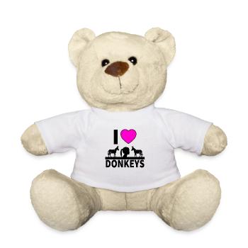 Âne - Nounours - blanc - Devant