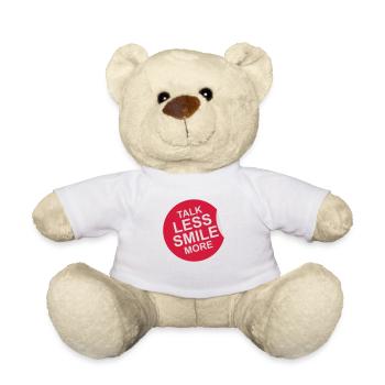talk less smile more - Teddy - Weiß - Vorne