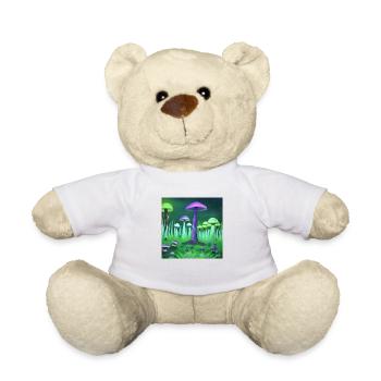 Forest of magic mushrooms - Teddy Bear - white - Front