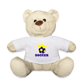 Fußball Soccer - Teddy - Weiß - Vorne