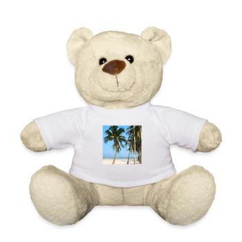 Holiday beach - Teddy Bear - white - Front