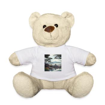 Paysage naturel au Japon - Nounours - blanc - Devant