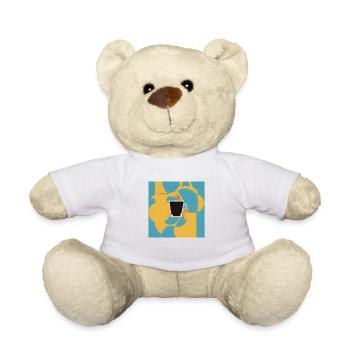 Porträt der Kaffeeliebhaber - Teddy - Weiß - Vorne