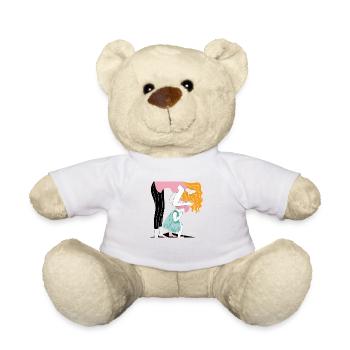 Mama und Tochter - Teddy - Weiß - Vorne