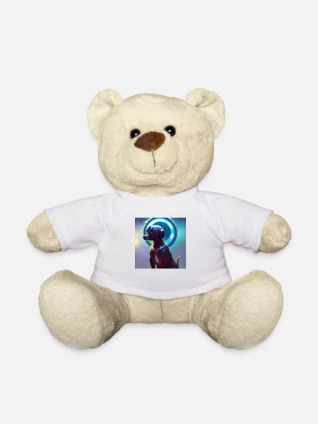 The Universe Dog - Teddy Bear - white