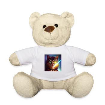 The Universe Cat - Teddy Bear - white - Front