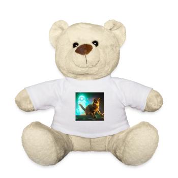 The Universe Cat - Teddy Bear - white - Front