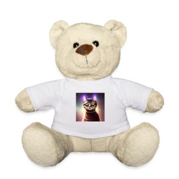 The Universe Cat - Teddy Bear - white - Front