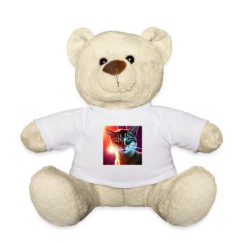 The Universe Cat - Teddy Bear - white - Front