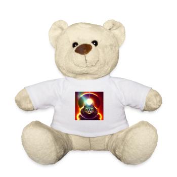 The Universe Cat - Teddy Bear - white - Front