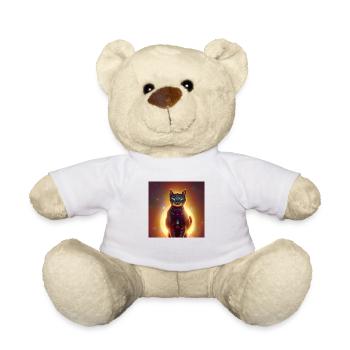 The Universe Cat - Teddy Bear - white - Front