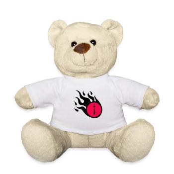 Shisha Flamme - Teddy - Weiß - Vorne