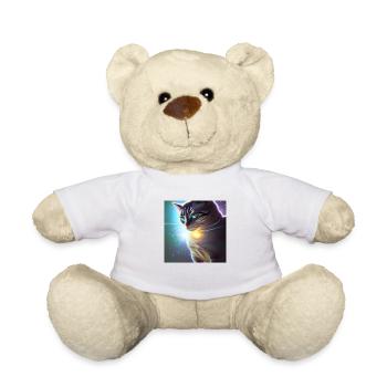 The Universe Cat - Teddy Bear - white - Front