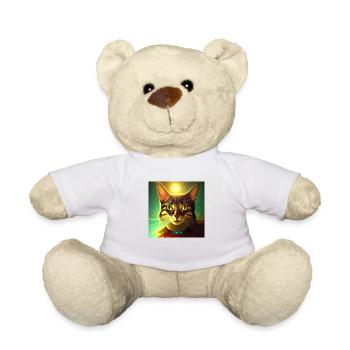 The Universe Cat - Teddy Bear - white - Front
