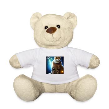 The Universe Cat - Teddy Bear - white - Front