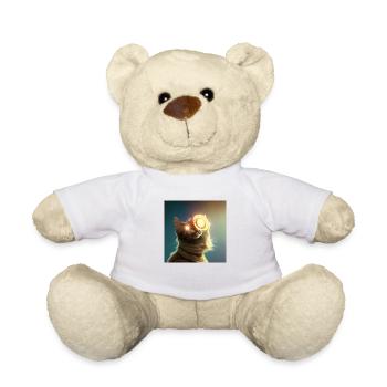 The Universe Cat - Teddy Bear - white - Front
