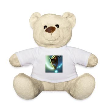 The Universe Cat - Teddy Bear - white - Front
