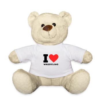 J’adore la lutte - Nounours - blanc - Devant