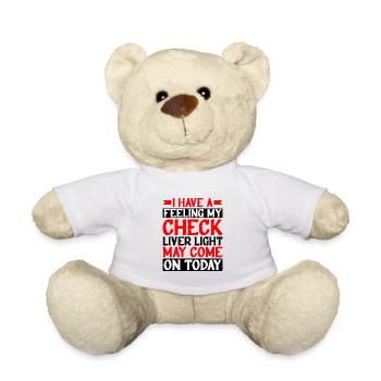 Mon voyant de contrôle du foie peut s’allumer aujourd’hui 2 - Nounours - blanc - Devant