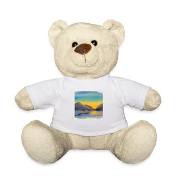 Bergsee-Kunstwerk - Teddy - Weiß - Vorne
