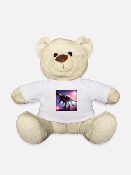 Dinosaurier Fossil Dino Trex Natur - Teddy - Weiß