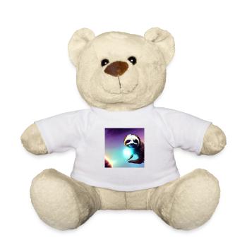 Sloth Chill Lazy Animals - Teddy Bear - white - Front