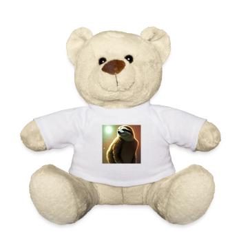 Sloth Chill Lazy Animals - Teddy Bear - white - Front