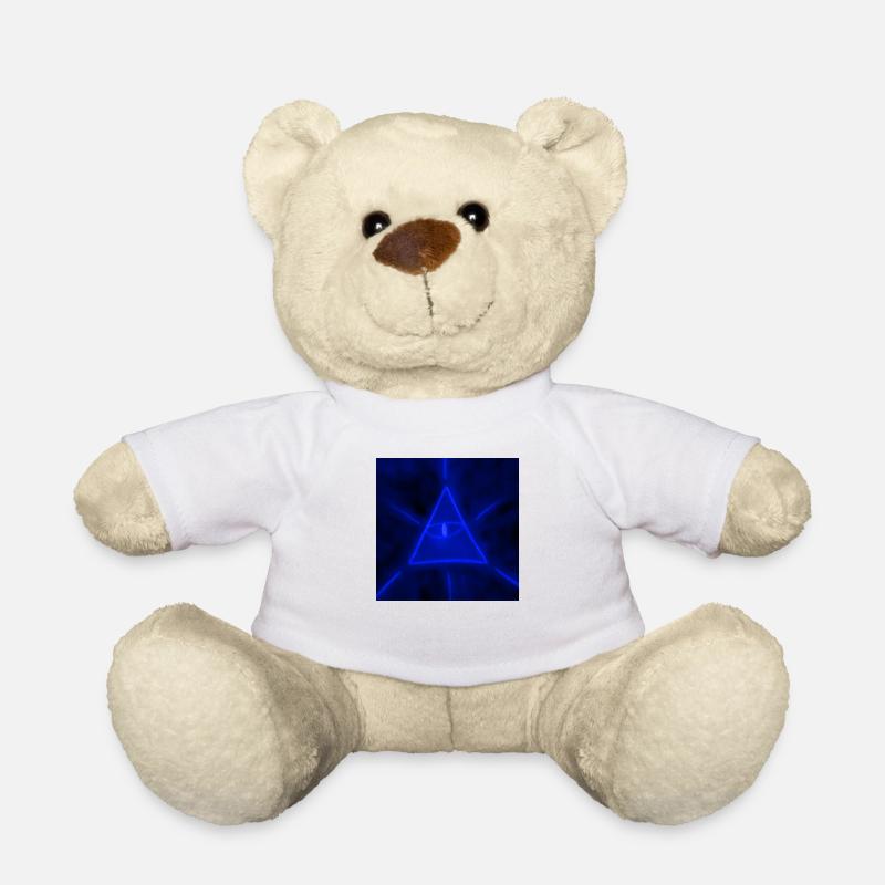 ELECTRIC BLUE BEING - Teddy Bear - white