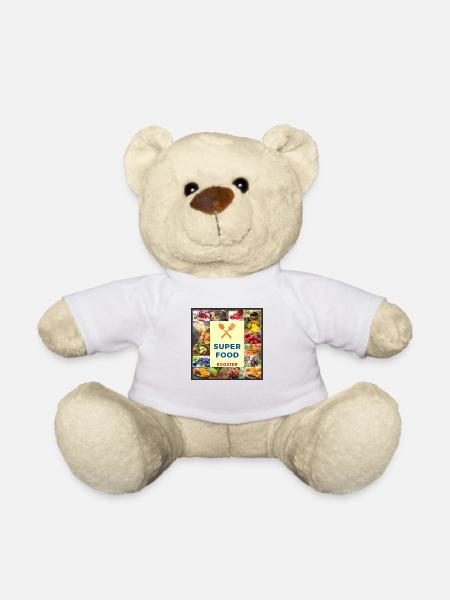 SUPER FOOD BOOSTER - Teddy Bear - white