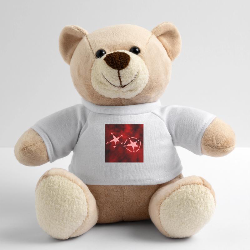 2 ROTE STERNE Teddy